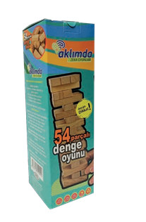 Denge Oyunu Ahşap  54 Parça 