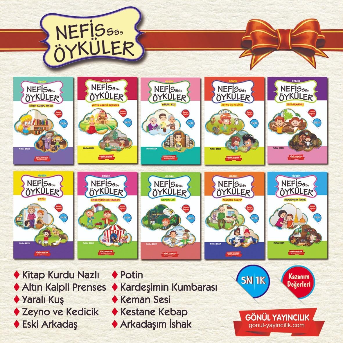 Nefis Öyküler 10 Lu Masal Seti