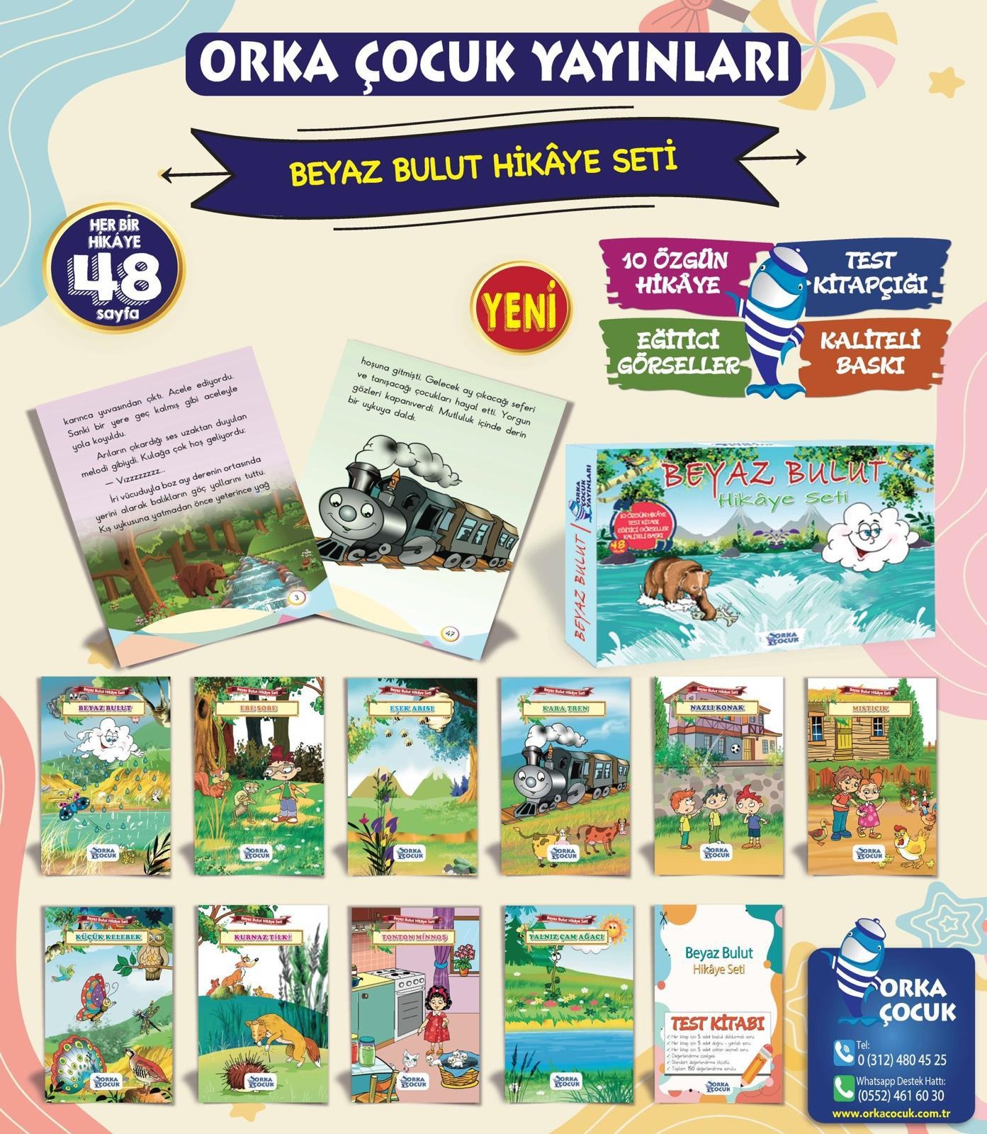 Beyaz Bulut Hikaye Seti- 10 Kitap