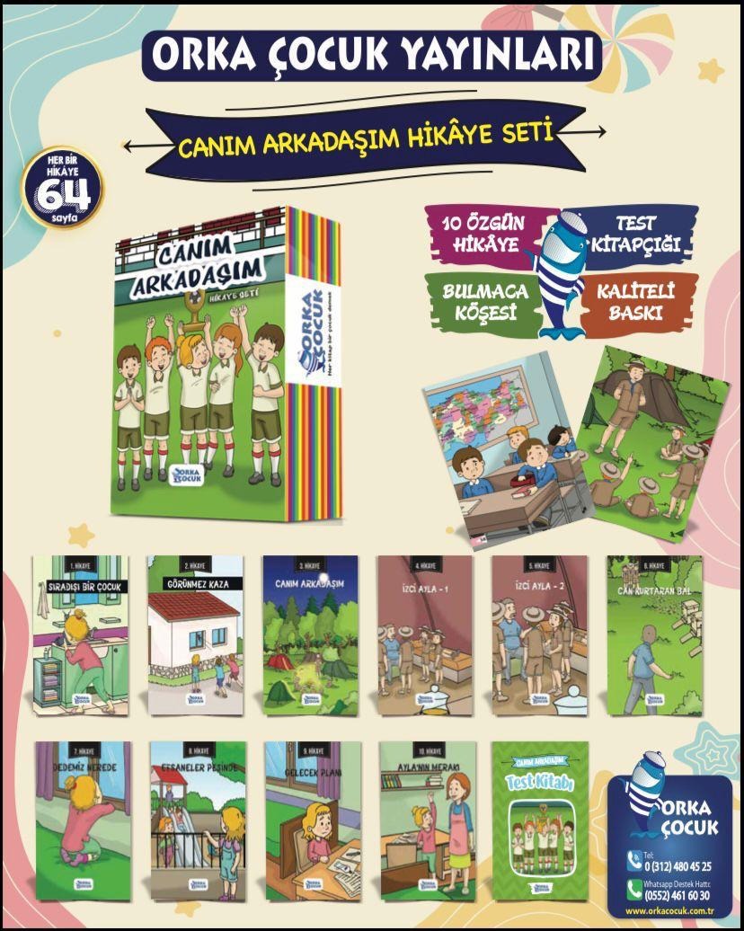 Canım Arkadaşım Hikaye Seti- 10 Kitap