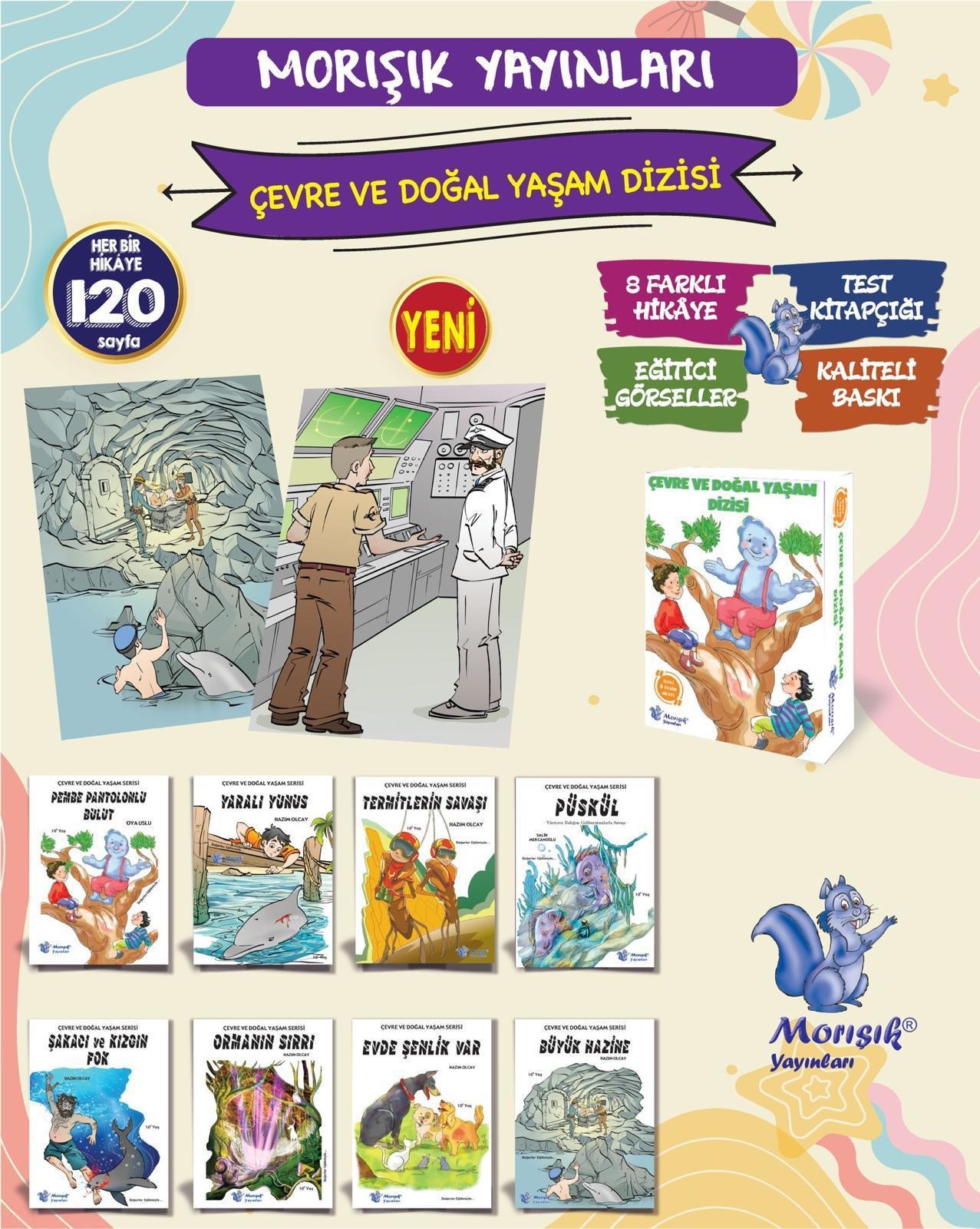 Çevre Ve Doğal Yaşam Dizisi - 8 Kitap