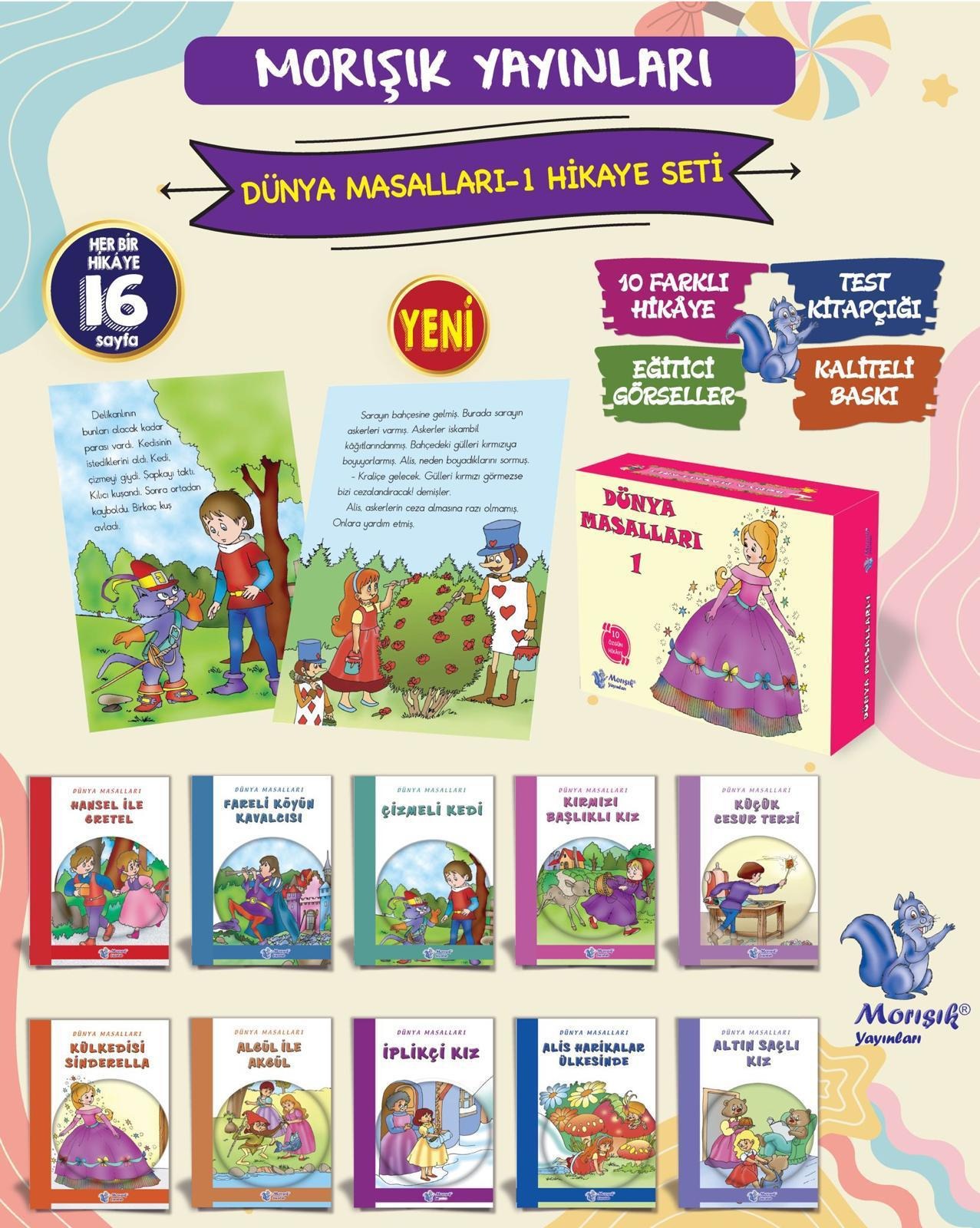 Dünya Masalları Dizisi -1 - 10 Kitap