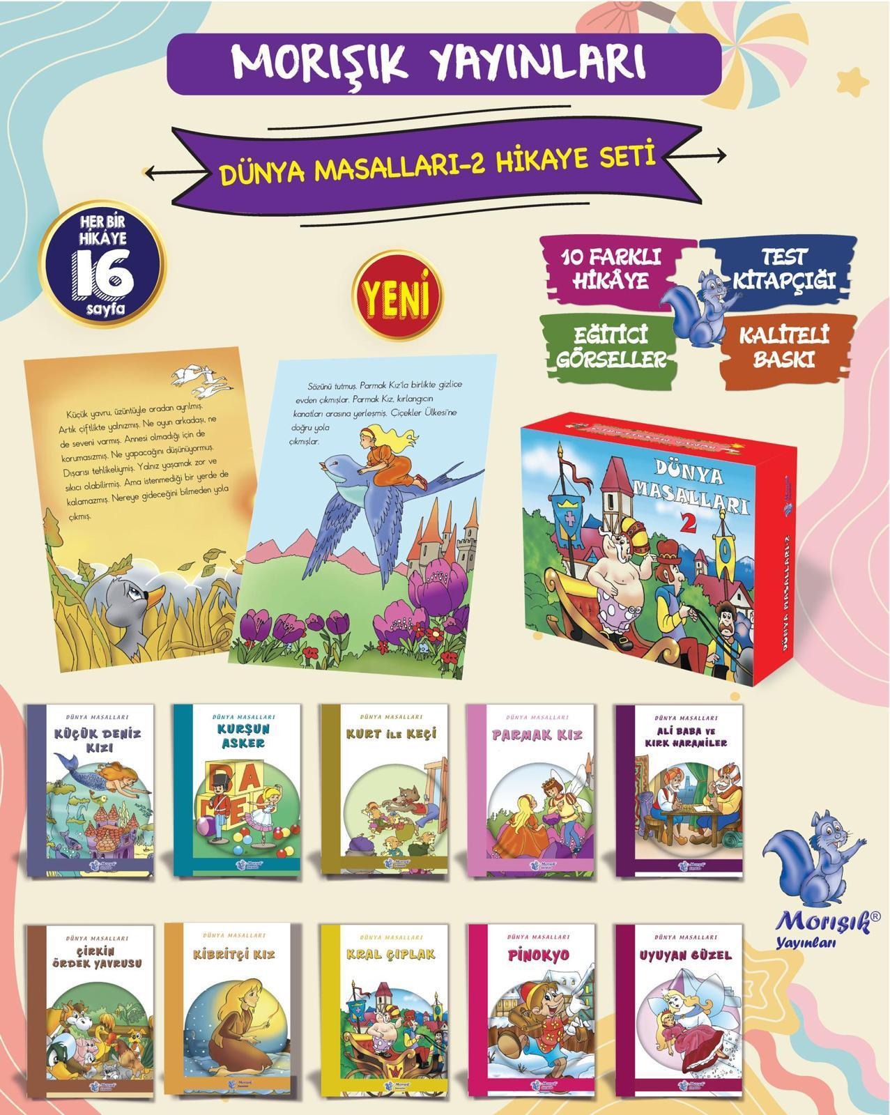 Dünya Masalları Dizisi -2- 10 Kitap
