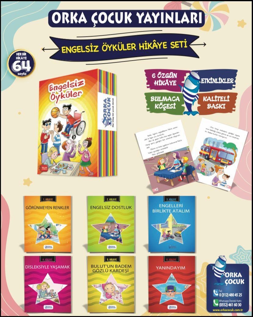 Engelsiz Öyküler Hikaye Seti - 6 Kitap 