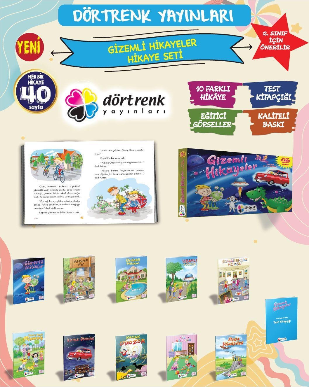Gizemli Hikayeler Hikaye Seti - 10 Kitap
